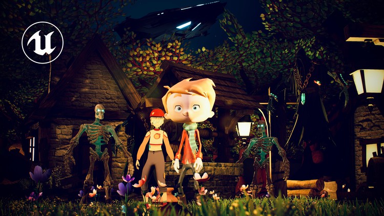 UE5虚幻引擎创建令人惊叹的3D动画教程 Unreal Animation Mastery Create Stunning 3D Animations UE5