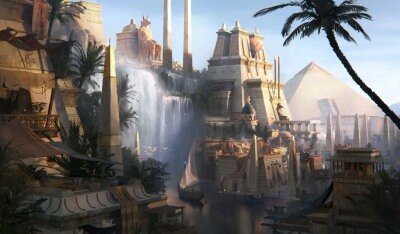 古埃及城市建筑3D模型 Kitbash3D – Age of Egypt (格式：FBX\Blend)