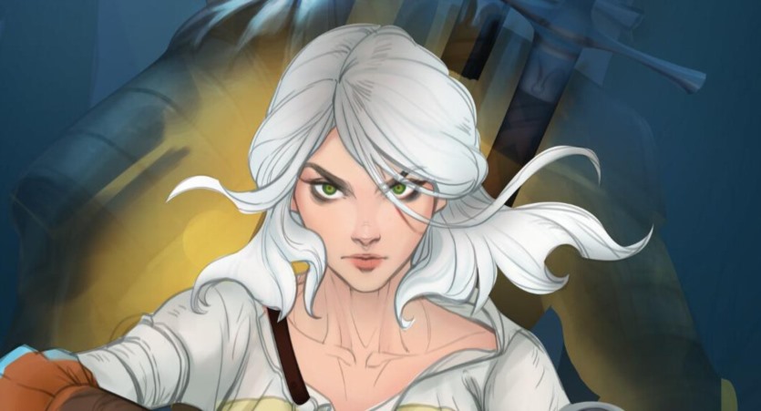 数字角色绘画全流程 Ciri Digital Package. Full process (26h10m), PSD, brushes, 3500x5000 image
