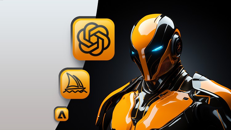 ChatGPT最佳AI工具大型课程 ChatGPT Mega Course Midjourney, Adobe Firefly AI, ChatGPT 4