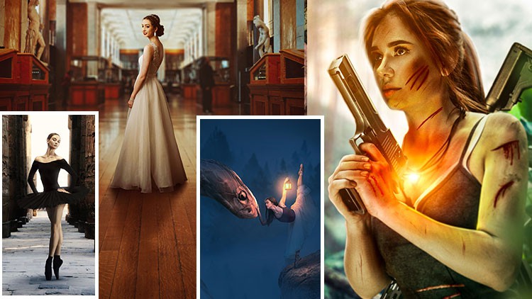 PS大师班20 个合成项目 Masterclass Adobe Photoshop - 20 Compositing Projects