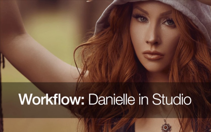 摄影工作室修饰工作流程 Danielle in Studio Retouching Workflow