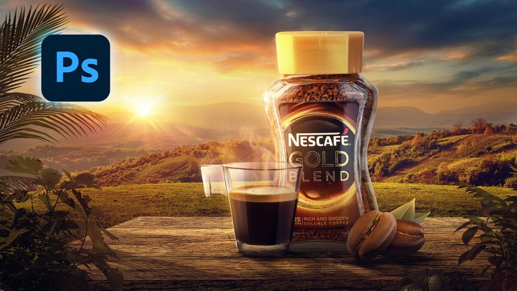 Photoshop雀巢咖啡广告商业设计 Photoshop Advertising Commercial Nescafe