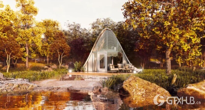 使用Sketchup和D5渲染进行建筑渲染 Architectural Rendering with SketchUp and D5 Render