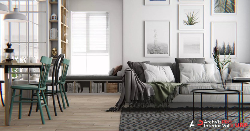 URP现代化公寓场景模型 ArchVizPRO Interior Vol.8 URP