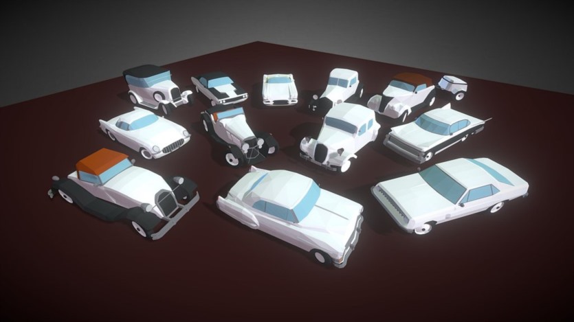 1Poly汽车模型合集 1Poly Car Packs 7 in 1 – Blender 3D-Models