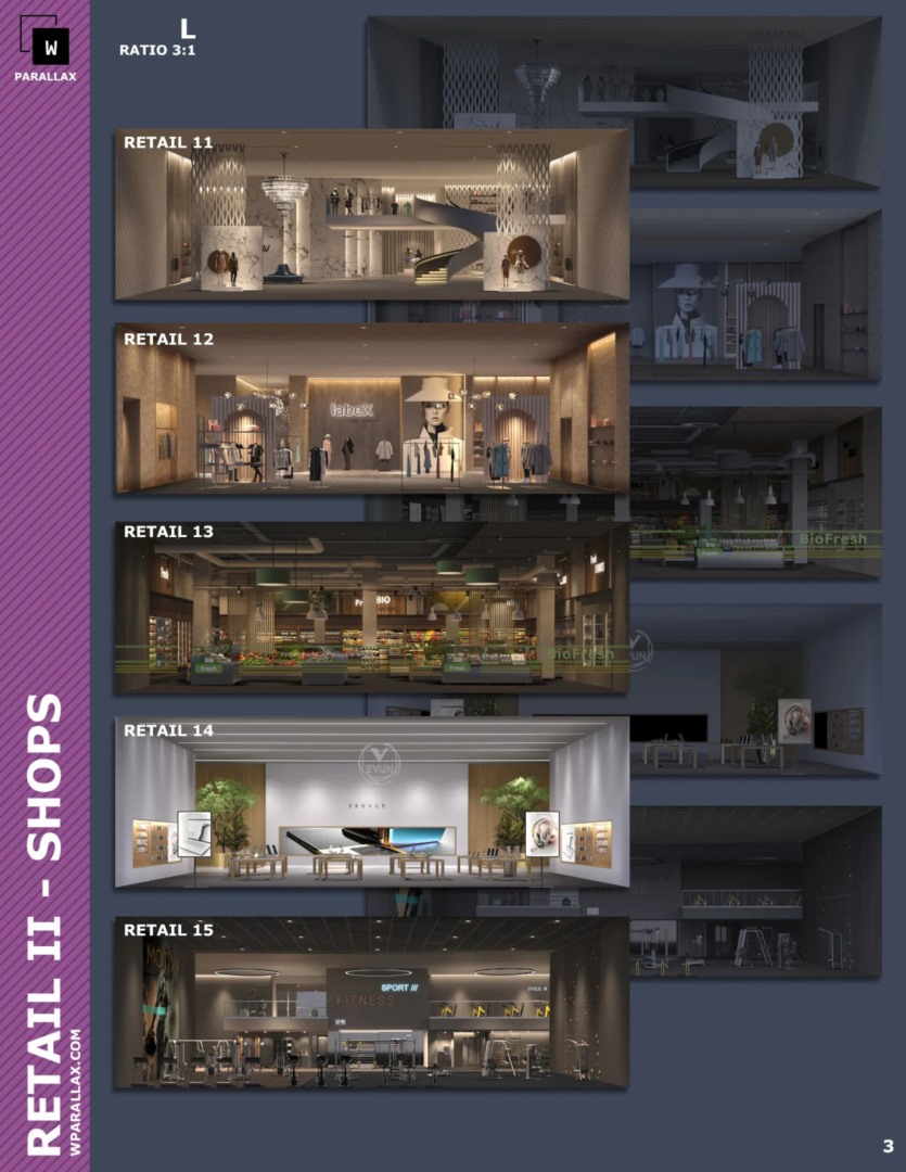 EXROSL3D透视贴图 wParallax - Retail 2 OSLshader & Map