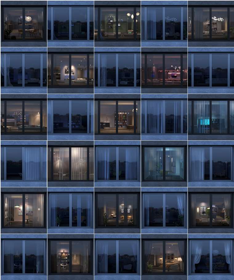店铺房间办公室EXR贴图su模型Enscape 3D透视贴图