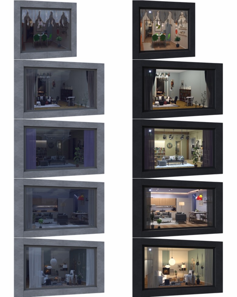 EXROSL3D透视贴图 Evermotion - ArchMaterials Vol.4 Interior Shaders (OSL, Parallax)