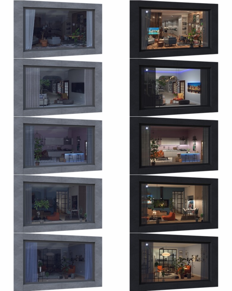 EXROSL3D透视贴图 Evermotion - ArchMaterials Vol.4 Interior Shaders (OSL, Parallax)