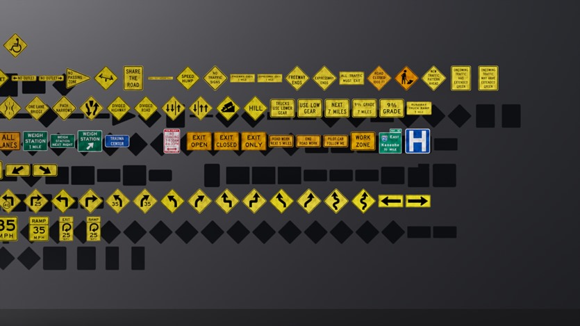 450+ 街道标志Blend模型 Bs Signs - 450+ Street Signs