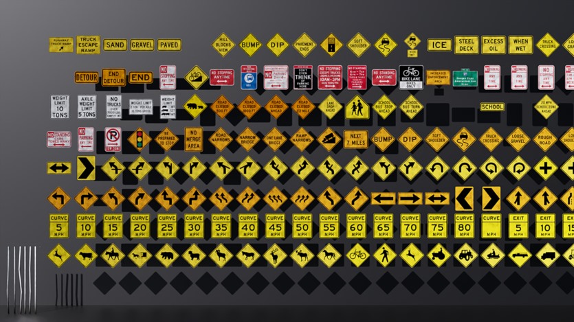 450+ 街道标志Blend模型 Bs Signs - 450+ Street Signs