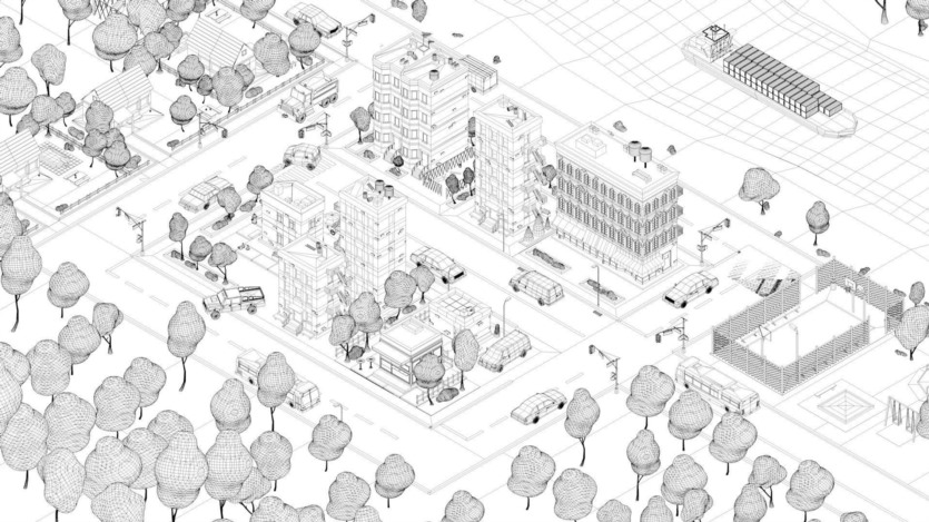 卡通低聚美国梦城市低聚3D模型 Cartoon Low Poly American Dream City Pack Low-poly 3D model