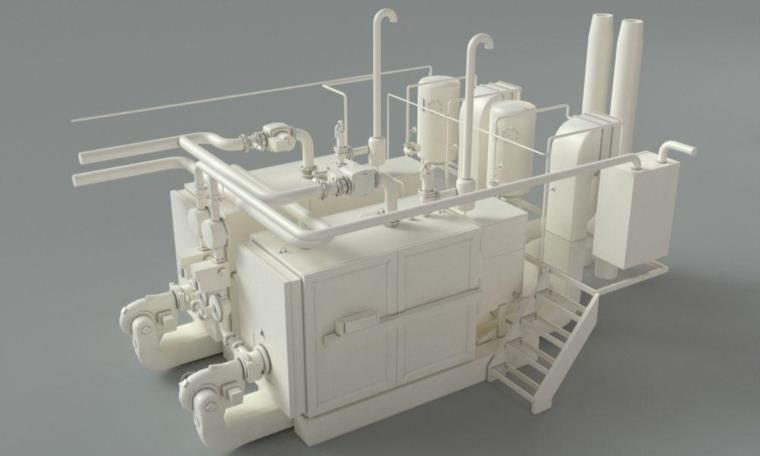 工厂仓库设备3D模型 Kitbash – Factory Units Part 3 – 49 pieces