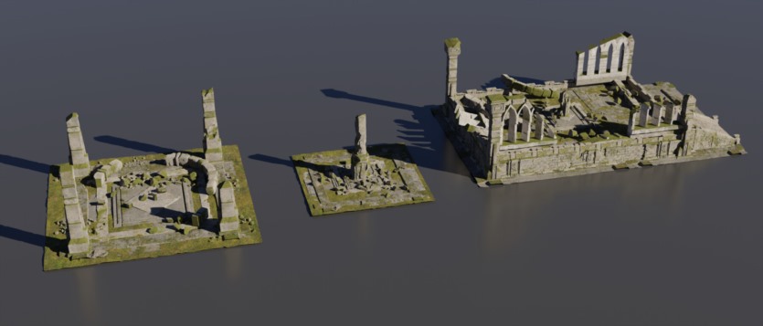 中世纪奇幻套件建筑物元素 Medieval Fantasy Kitbash