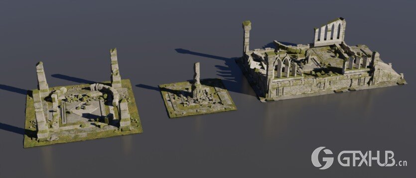 中世纪奇幻套件建筑物元素 Medieval Fantasy Kitbash