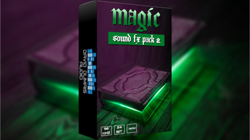 1100 多种游戏魔法声音效果包 David Dumais Audio Magic Sound FX Pack 2