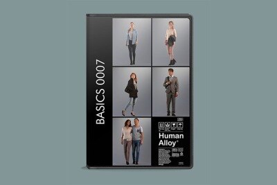 3D人物模型 Human Alloy Basics 0007-3D people