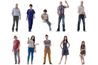 10个3D人物模型免费下载 10 people 3D Models