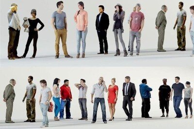 20个3Dmax人物模型集合 20 people 3D Models