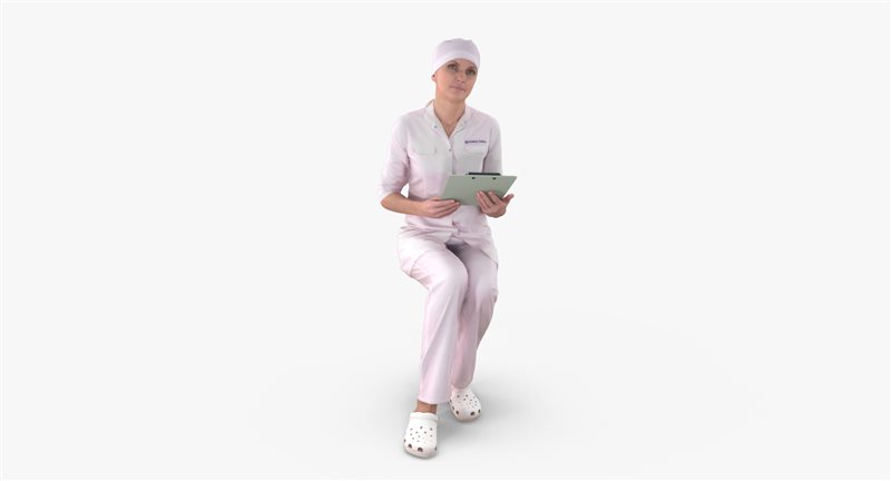 7个医护人物3D模型 Medical Collection x7 3D Models