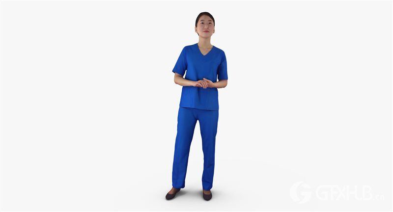 7个医护人物3D模型 Medical Collection x7 3D Models