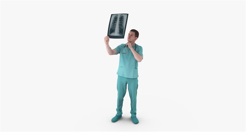 7个医护人物3D模型 Medical Collection x7 3D Models