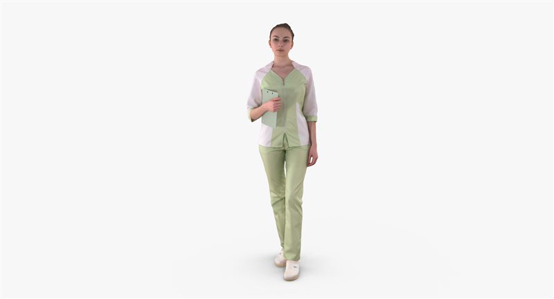 7个医护人物3D模型 Medical Collection x7 3D Models