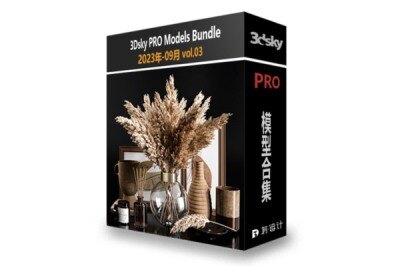 3dsky Pro 2023年9月3D模型合辑第三季 | 170套 | 9.24GB