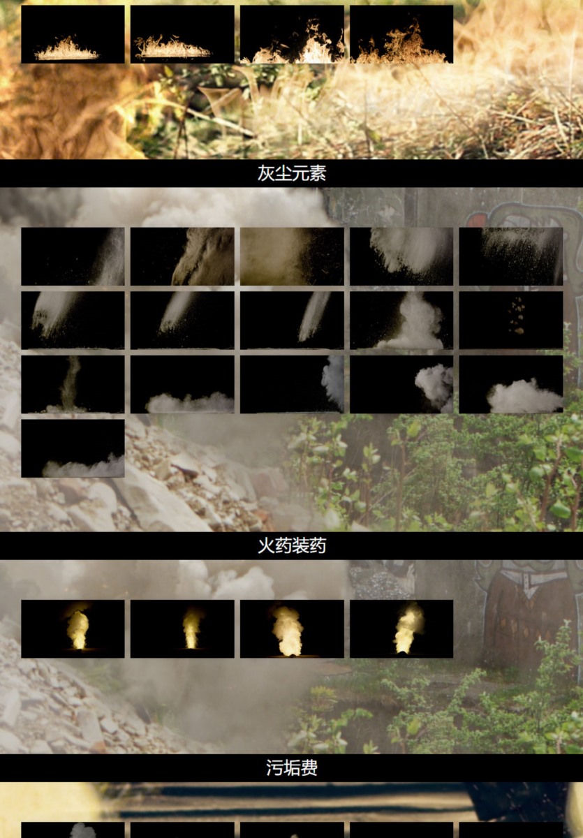 79组2K高清爆炸视频特效合成素材 MotionVFX - mBlast 2k