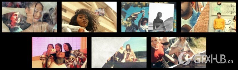 52个创意纸张撕裂转场过渡预设 MotionVFX - mTransition Paper Rip