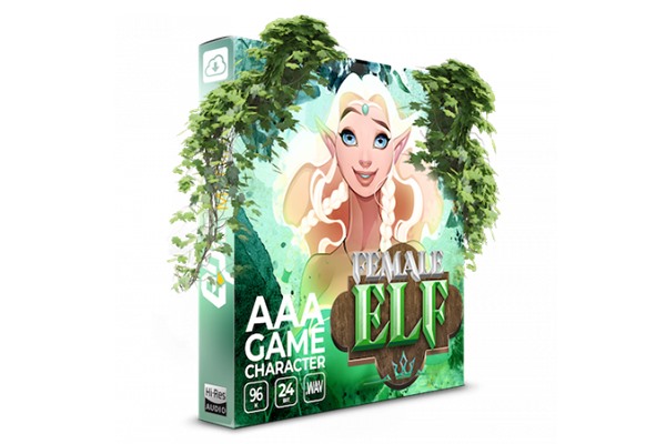 590种游戏角色女性精灵配音声音库 Epic Stock Media - AAA Game Character Female Elf
