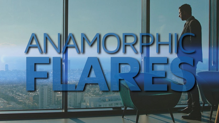 57个变形失真镜头耀斑光效叠加动画素材 Master Filmmaker - Anamorphic Flares PRO