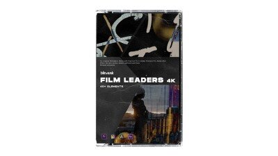 40个老电影胶片刮痕污渍过渡动画 Blindusk – Film Leaders Transitions