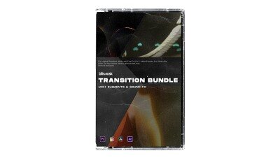 复古电影胶片噪点灼烧划痕视频转场素材 Blindusk – Transitions Bundle
