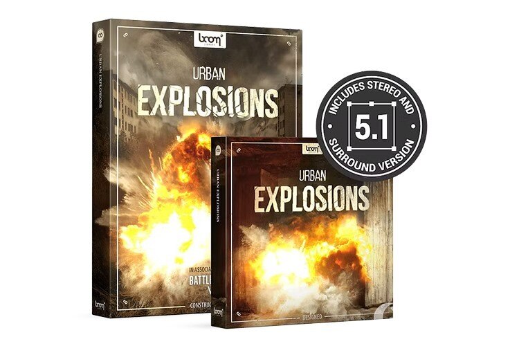 城市建筑爆炸倒塌音效库 Boom Library - Urban Explosions Bundle