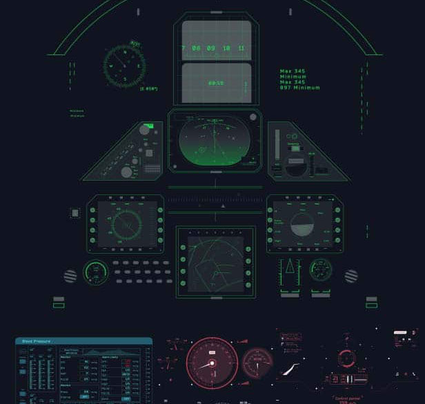 AE模板 - 科技感UI用户界面动画 Videohive - HUD Pack Part 2