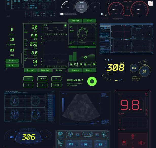 AE模板 - 科技感UI用户界面动画 Videohive - HUD Pack Part 2
