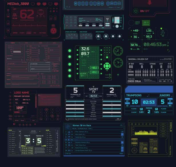 AE模板 - 科技感UI用户界面动画 Videohive - HUD Pack Part 2