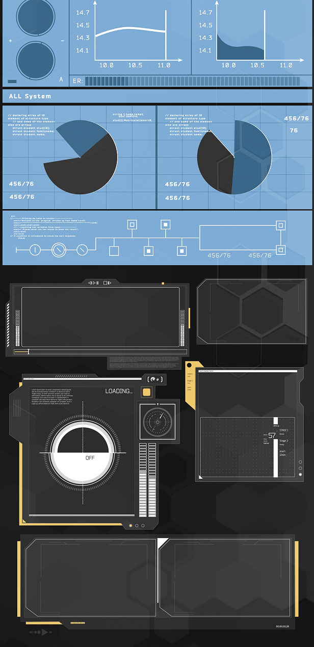 AE模板 - 科技感UI用户界面动画 Videohive - HUD Pack Part 5