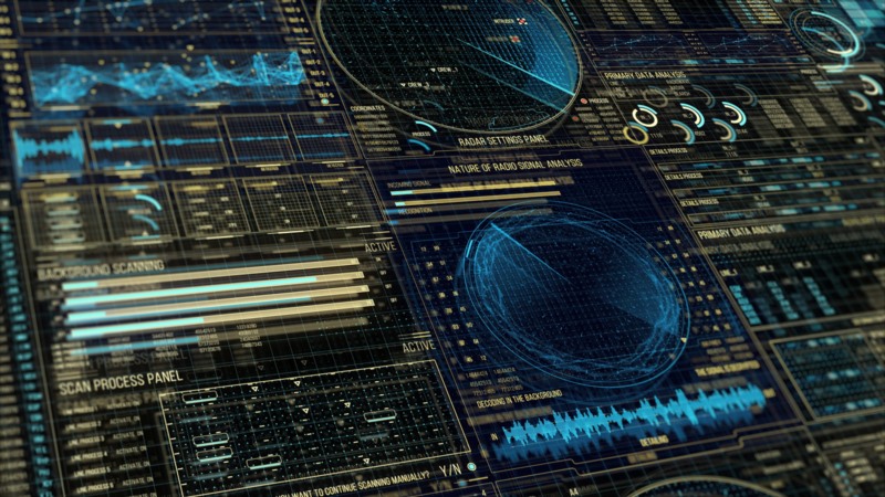 AE模板 - 500种高科技军事界面HUD动态元素包 Videohive - Sci-fi Interface HUD Pack 3
