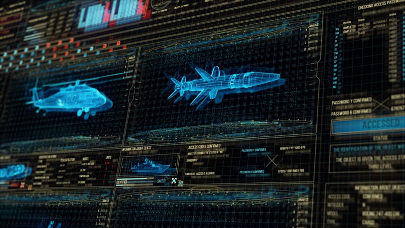 AE模板 - 500种高科技军事界面HUD动态元素包 Videohive - Sci-fi Interface HUD Pack 3
