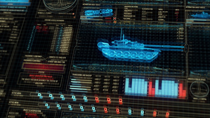 AE模板 - 500种高科技军事界面HUD动态元素包 Videohive - Sci-fi Interface HUD Pack 3
