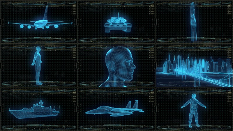 AE模板 - 500种高科技军事界面HUD动态元素包 Videohive - Sci-fi Interface HUD Pack 3