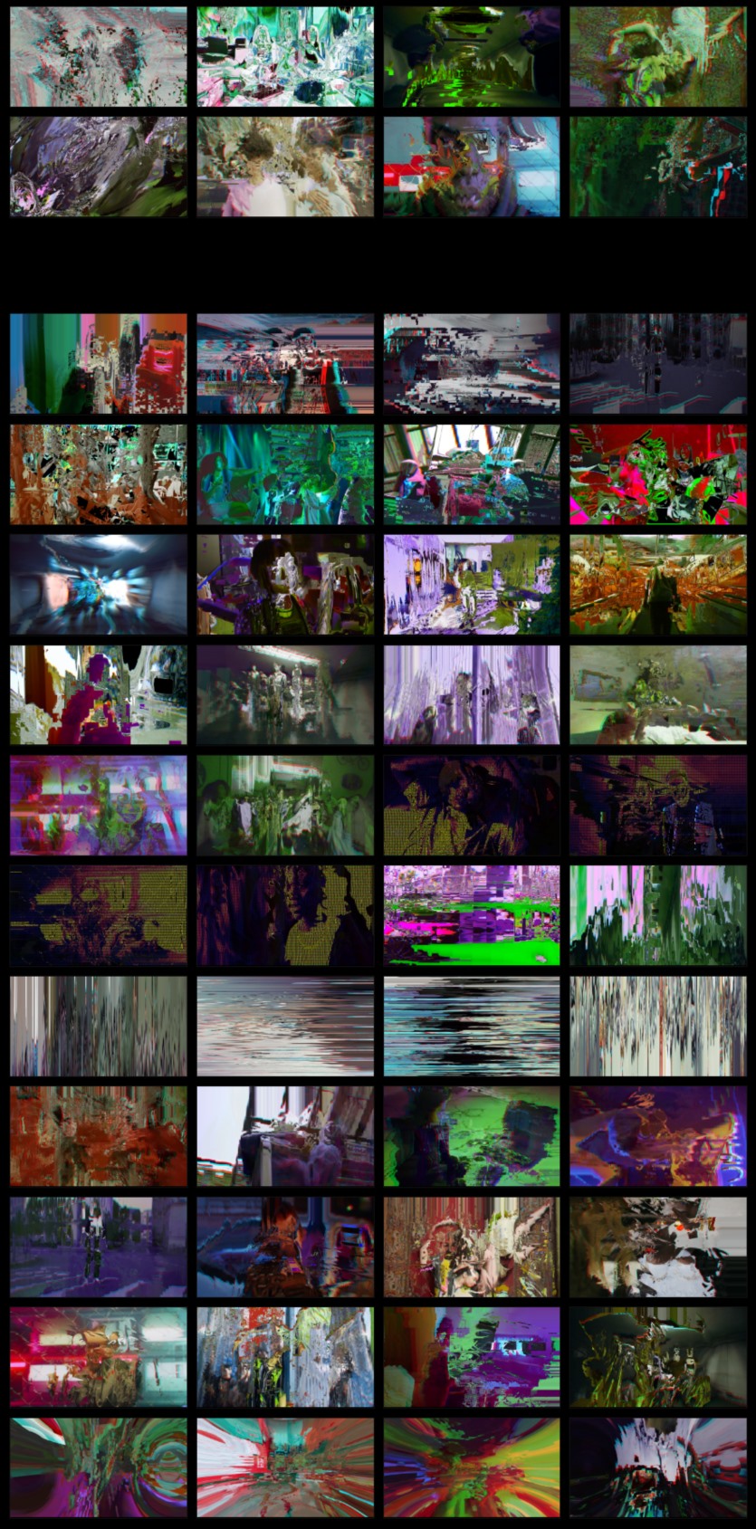52种数字故障扭曲失真毛刺干扰视觉转场动画预设 MotionVFX - mTransition Datamosh