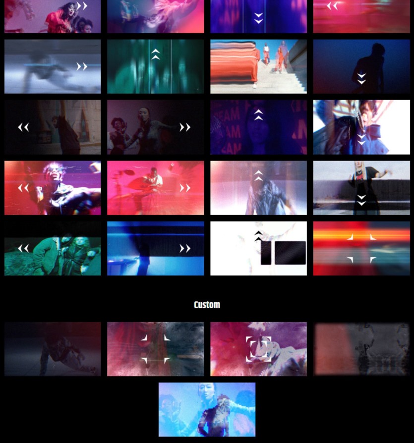 69种电影划痕噪点扭曲变形拉伸视频转场过渡预设 MotionVFX - mTransition Noise
