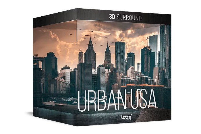 美国都市氛围3D环绕立体声氛围音效 Boom Library - Urban USA 3D Surround&Stereo