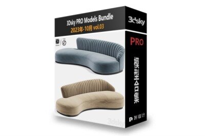 3dsky Pro 2023年10月3D模型合辑第三季 | 115套 | 4.88GB