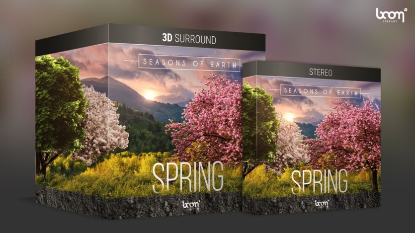 地球的季节 – 春天氛围音效3D环绕声&立体声 Boom Library - Seasons Of Earth – Spring