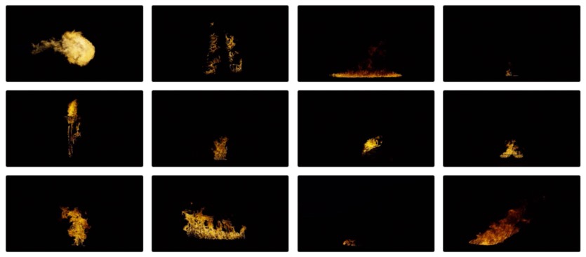 554个水面地面火焰燃烧喷发特效合成4K素材 RocketStock - Ignite 500+ Fire & Flame Effects